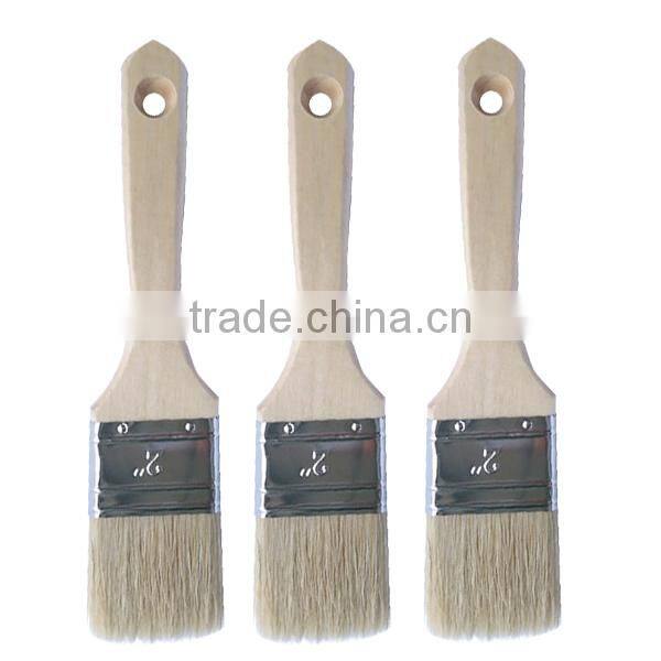 Paint Brush Wooden Handle White Bristle Central Europe Paint Tool