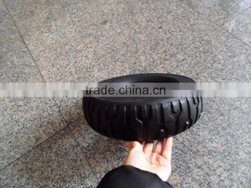 Solid rubber wheel tire 10*2.5