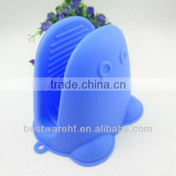 Funny animal shape silicone high temperature oven mitts