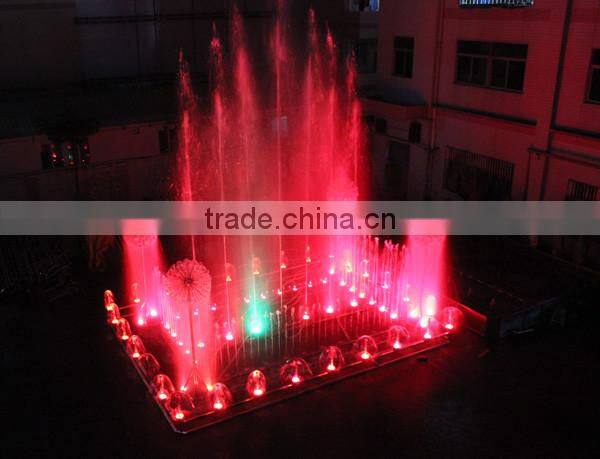water fountain outdoor factory led crystal ball fountain