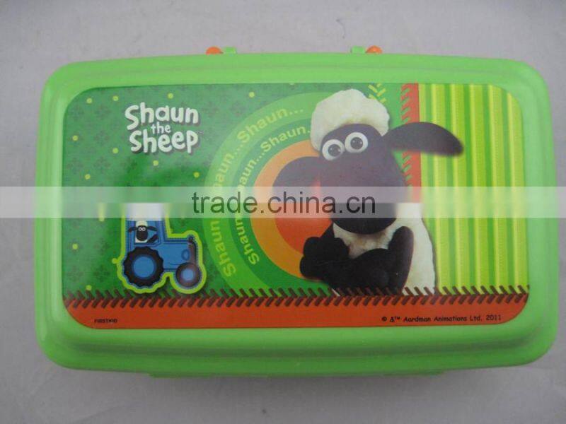 plastic Lunch box with handle for kids