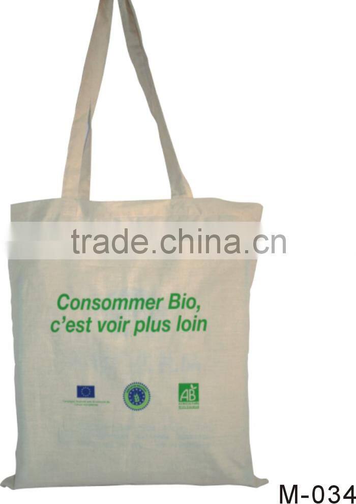 2015 Popular Cotton Tote bag,Cotton Shopping Bag,Cotton Canvas Bag