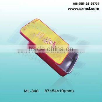 Accept customized slide tin box for mint