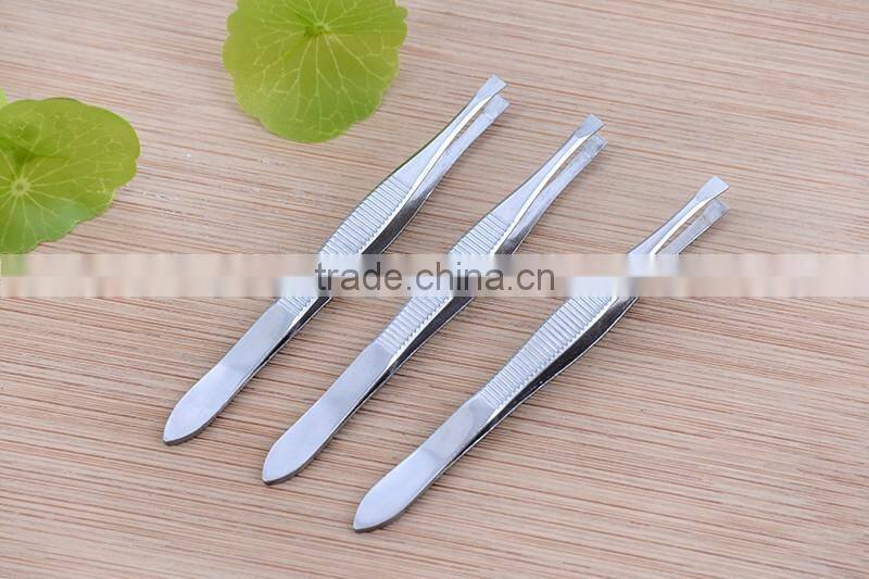 new wholesale stainless steel eyebrow tweezers