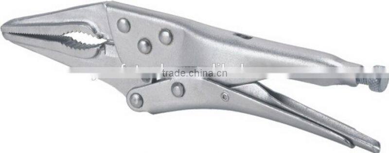 YF809 Locking plier long jaw with wire cutter