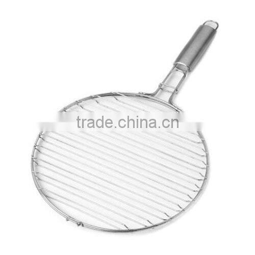 barbecue wire mesh with folding handle