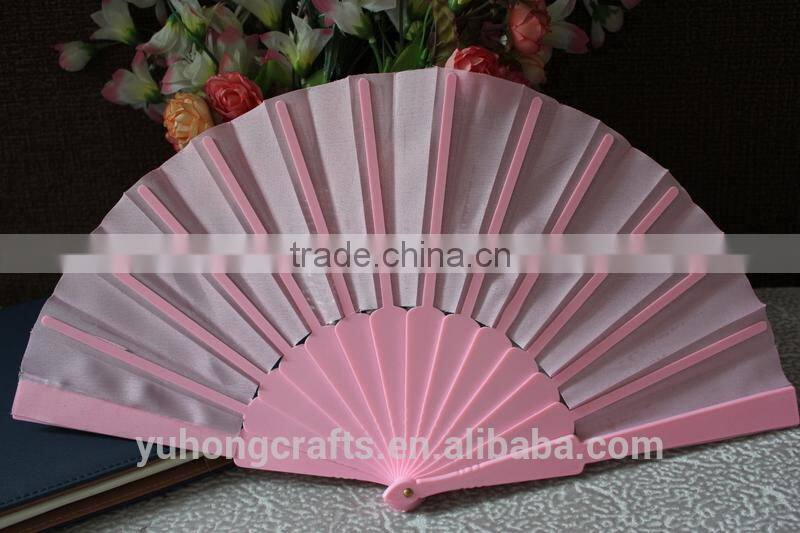 Plastic hand fan for advertisement gift