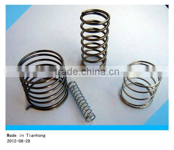 Heavy duty compression springs with large wire diameter