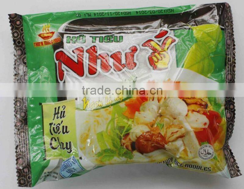 DELICIOUS INSTANT RICE VERMICELLI 60g (Hu Tieu) WITH VEGETABLE FLAVOUR - Thien Huong Food JSC