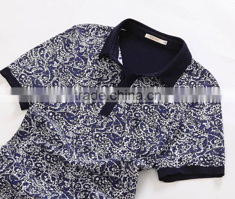 Men's polo t-shirt yarn knitting patterns