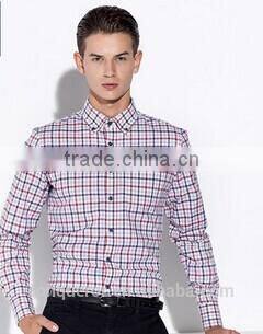 Men's check cotton Shirt slim fit shirt HOT! MSRT0044