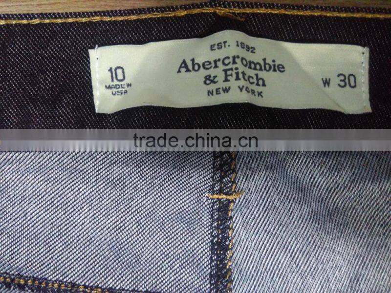 GZY Guangzhou stock lots spandex fabric sexy style slim fit lady jeans