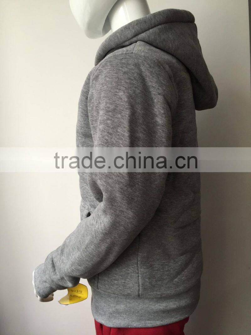 China supplier custom polyester fleece fabric boy plain jacket