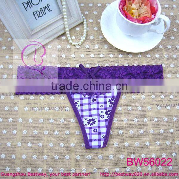 Womens hot sexy underwear soft cotton fabric fashion sexy lingerie