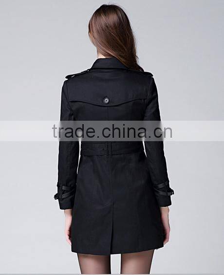 double breasted fashion design winter women coat