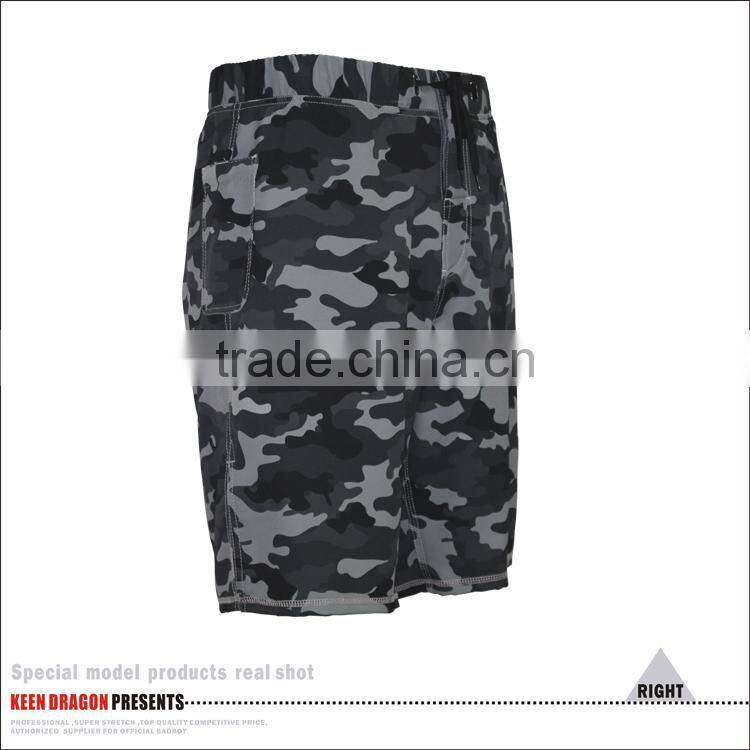 High Quality Classic Camo Knit Custom Printed Spandex beach Shorts