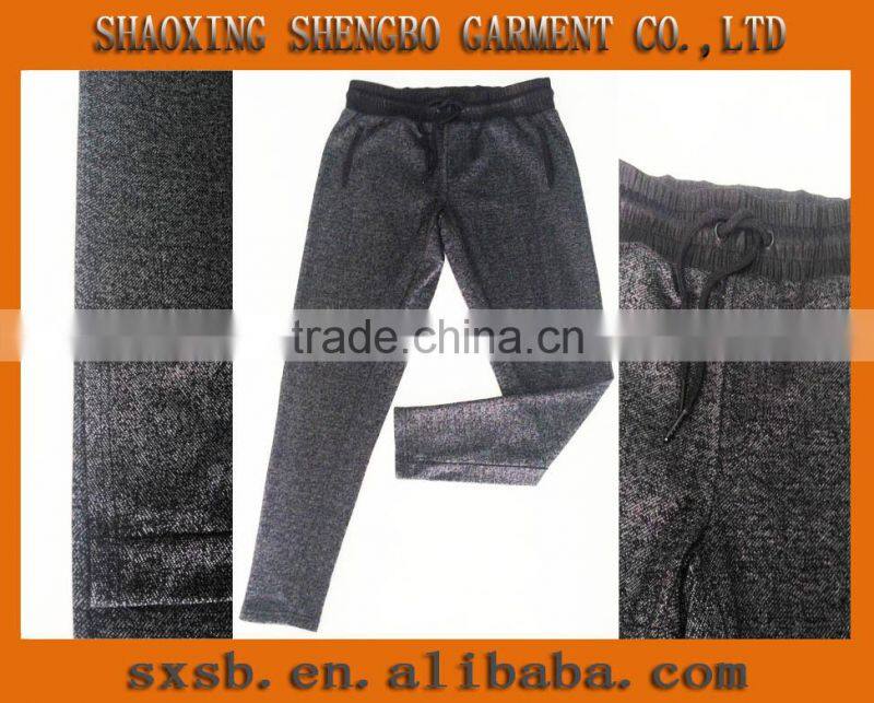 shaoxing shengbo polyester casual pants wholesale fashion men pants