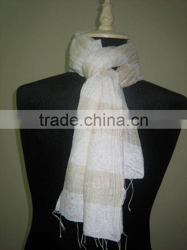 Raw Silk Scarf