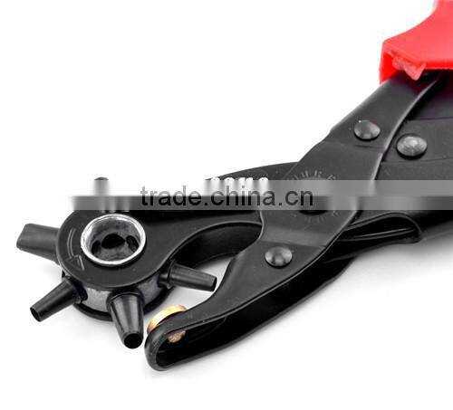 Jewelry Tools Red Hand Pliers Leather Belt Hole Punches