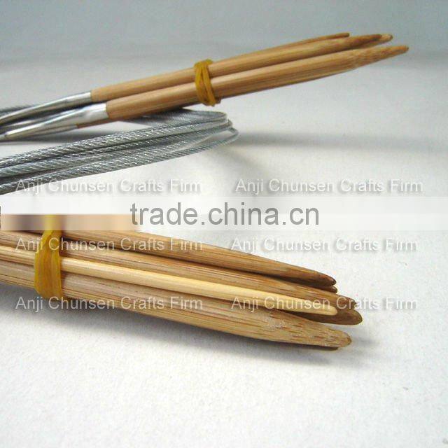 Latest bamboo and SS circular knitting needle