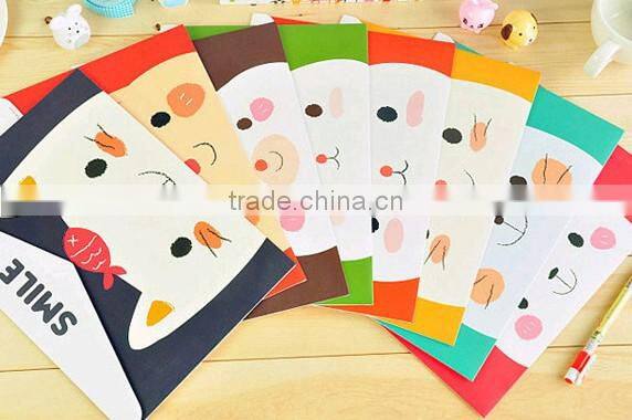 A4 Transparent Color File Pocket/PP File Bag Lovely Pattern File Bag