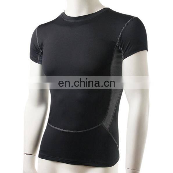 High quality short sleeves sports men compression wears