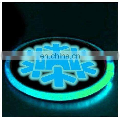 good quality led coaster 8led bottle coaster 3M bottle sticker