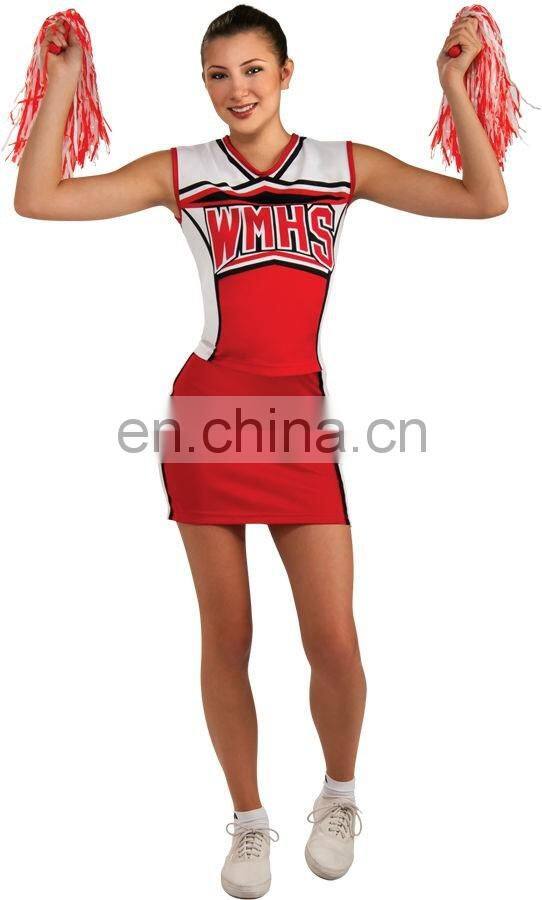Wholesale Red Sexy Costume Cheerleader, Glee Cheerleader Costume AGC072