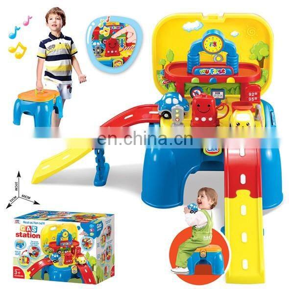 New girl toy induction cookware christmas gift set kitchen table