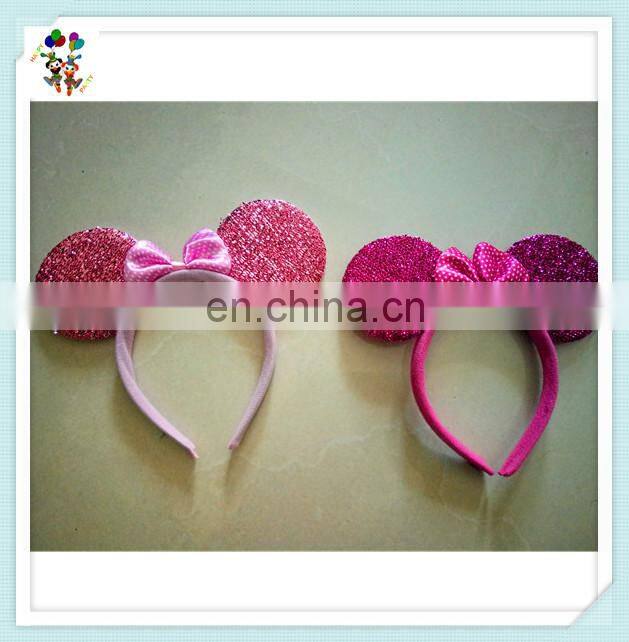 Children Unisex Party Minnie Mouse Ears Headband and Gloves Set HPC-0722