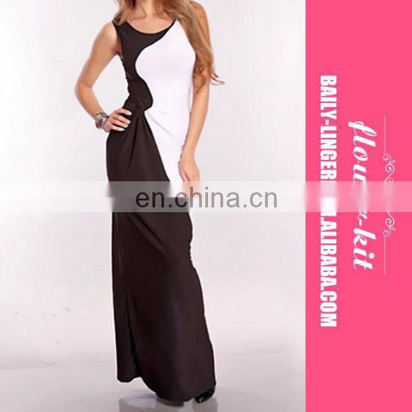 Wholesale Black Mesh Cutout Floor Length Evening Dress