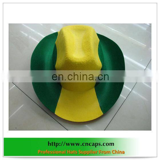 party flag hat with custom made hatband