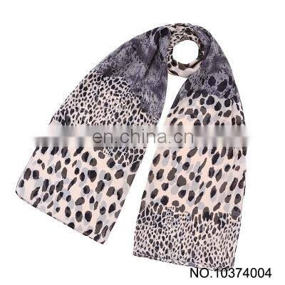 Forest leopard print chiffon long towel wholesale
