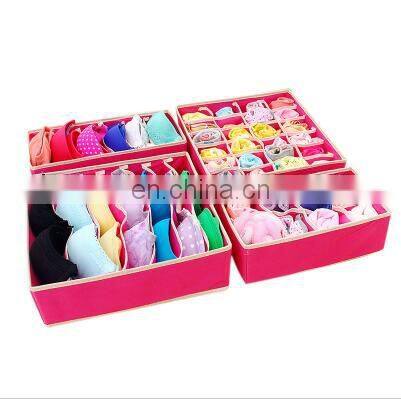 Organizer Storage Box Drawer Closet For Underwear Scarfs Socks Bra