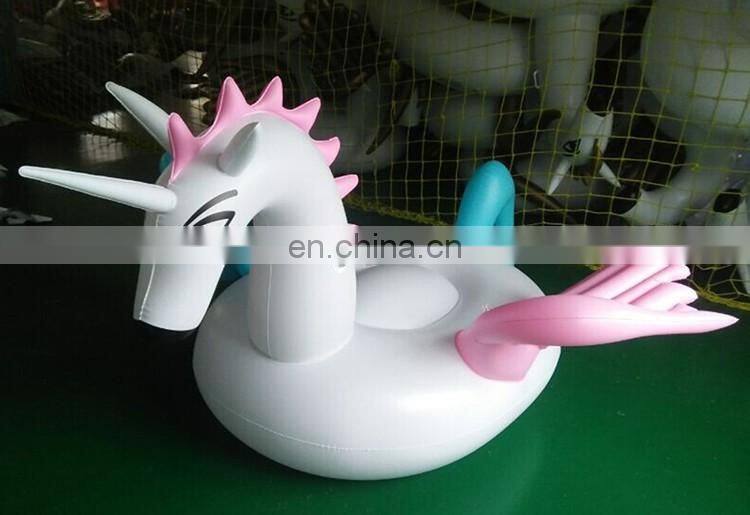 2017 New Custom Giant 6P Eco-friendly PVC Water Pool Floats Inflatable Colorful Pegasus Float Toy With Multicolor