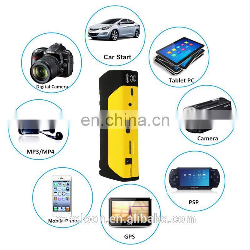 12V 16800MAH doube USB output car engine start power bank