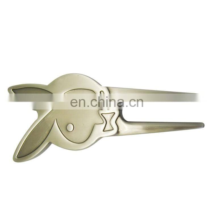 Sale new product golf metal divot tool, anti-brass plating metal gold divot tool,