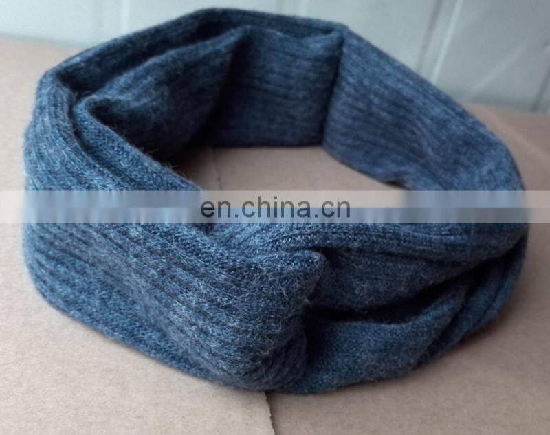 Pure color soft cotton hair band hair accessories elastic knitted cotton headband women