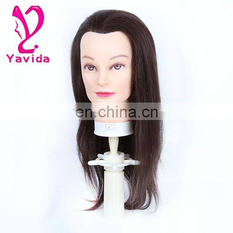training head for hairdressers China manufacture custom mannequin head natural hair training head