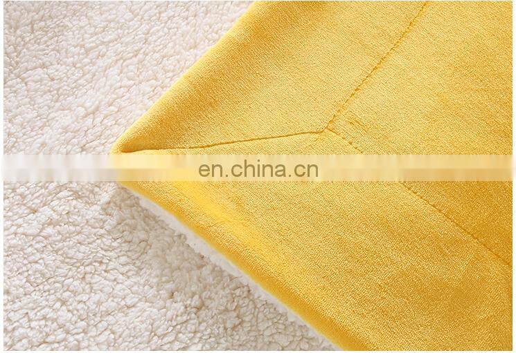 High quality cheap super king size mink double layer ply blanket