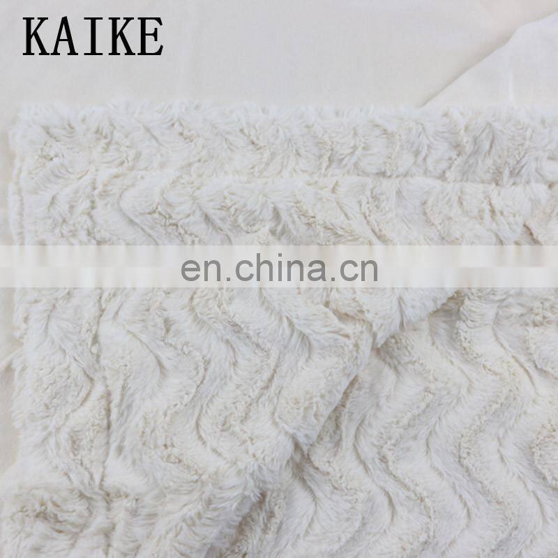 Warm super soft custom print muslin fleece baby velvet blanket 100% polyester