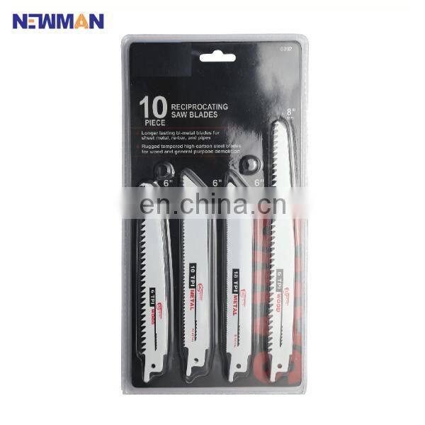 6" 6tpi wood cutting reciprocating saw blades