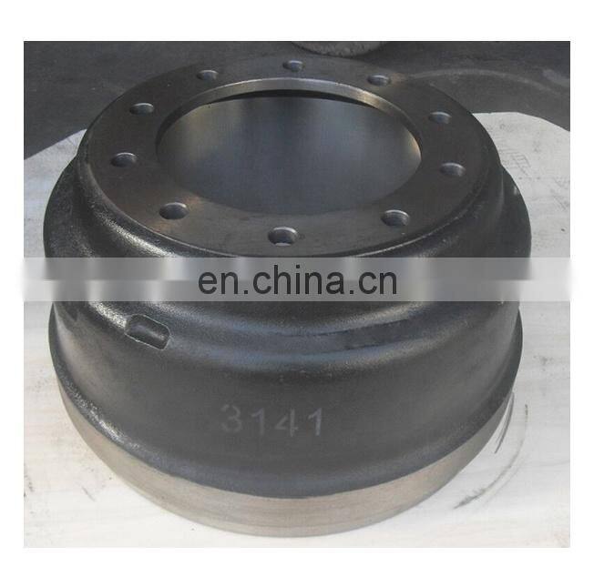 Manufacturer price 3141X rear brake drum for heavy trucks