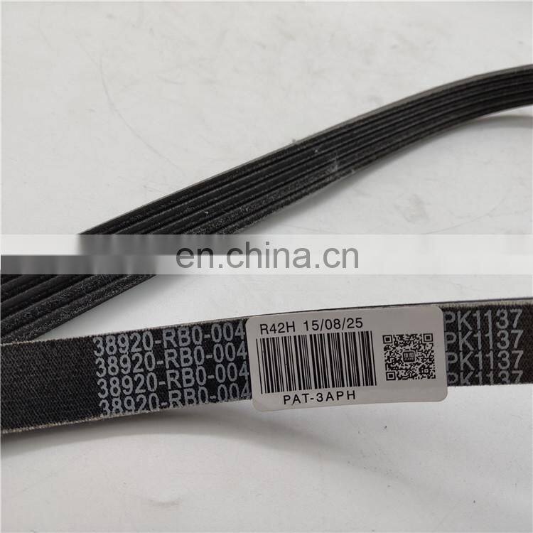 PAT Serpentine Drive Belt 38920-RB0-004, 5PK1137, For Fit 09-14/City 09-13