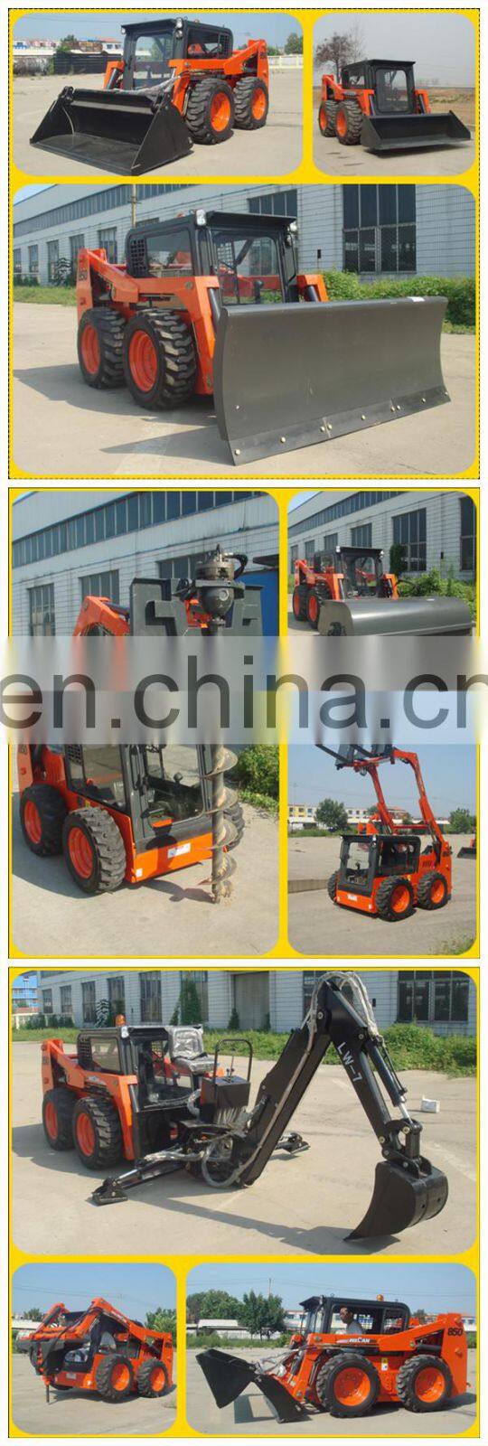China Diesel Engine Skid Steer Loader