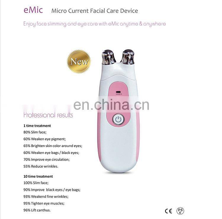 whole sale Home use micro current face massage lymphatic drainage device at family use