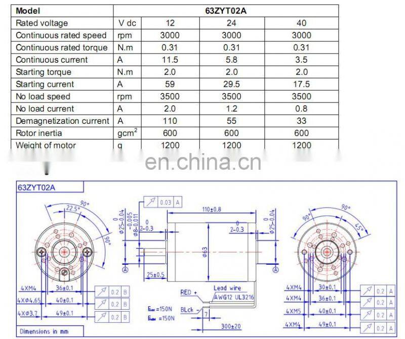 12v 100w electric scooter motor electric kids car motor