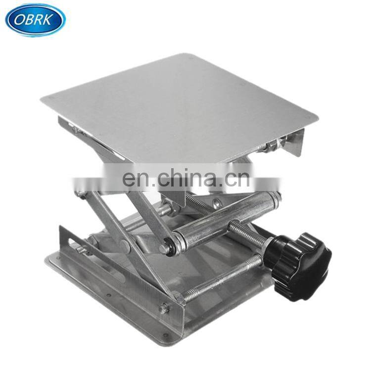 250*250mm Lab scissor lift table Scientific Scissor Lifting Jack Platform
