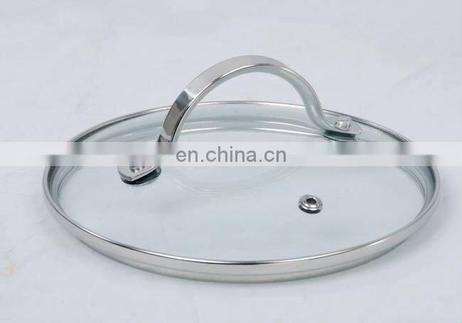 tempered glass lid with steam hole