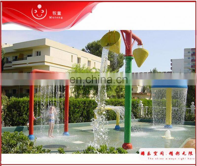 Dump bucket ,jets spray , geyser jets for kids water pray park